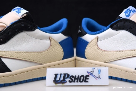 SP DM7866-140 Travis Fragment Jordan 1 Low OG x Scott Retro 0207
